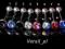 VERSIL- kolczyk do języka Swarovski  stal 316 L
