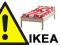 IKEA SNIGLAR ŁÓŻKO DZIECIĘCE Z MATERACEM70X160