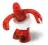 KOZIOL dozownik taśmy ELVIS kolor czerwony