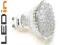 ŻARÓWKA diodowa 48 LED GU10 230V 2W biała zimna