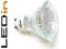 ŻARÓWKA diodowa 21 LED GU10 230V 1W ciepła zimna