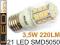 ŻARÓWKA E27 21 LED SMD5050 220lm 3,5W Biała Zimna