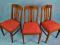 3 krzesła międzywojenne subtelnie zdobione