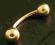 ASSET-Kolczyk do pępka PIERCING Pr 0,585 14K-SKLEP