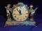 Piękny stary zegar z amorami-sprawny-Anglia