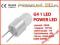 żarówka G4 1 Power LED 12V DC ciepła 6 9 12 24 3