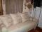 Lniana sofa shabby