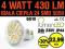 GU10 24 SMD LED ŻARÓWKA CIEPŁA 4W 430lm GW24 60 80