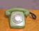 ZIELONY TELEFON lata 70 te