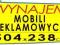 MOBIL REKLAMOWY -mobilna reklama -wynajem-  KRAKÓW