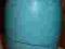 Piekny stary wazon niebieski syg 25cm antyk