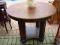 PIĘKNY STÓŁ LATA 20   OKRĄGŁY  90CM