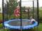 TRAMPOLINA OGRODOWA 305cm z SIATKĄ DRABINKA+GRATIS