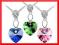 Swarovski Piękny naszyjnik serce 18 KRGP SSP:434