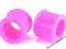 Różowe silikonowe tunele tunel   8mm