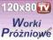 WORKI PROZNIOWE torba prozniowa 120x80 - WYPRZEDAŻ