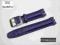 GRANATOWY SKÓRZANY PASEK DO ZEGARKA SWATCH 20mm