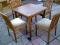 Stół rozkł.+krzesła 4szt