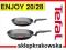 PATELNIA TEFAL ENJOY 20cm + 28cm ZESTAW