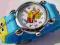 Zegarek SPONGEBOB z żelowym paskiem BŁĘKITNY