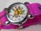 Zegarek SPONGEBOB z żelowym paskiem RÓŻOWY