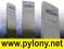 Pylon reklamowy 3x1 m ze stali kwasoodpornej inox