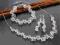 Komplet ślubny SWAROVSKI biżuteria ślubna !!! 815