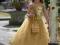Sukienka na kole cekiny dla księżniczki KOMUNIA