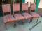 Komplet 4 krzesła eklektyczne niemcy koniec XIXw.