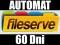 FILESERVE 60DNI + NO LIMIT + SZYBKO + AUTOMAT 2MIN