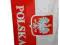 Flaga Polski DUŻA 150x90cm  z godłem Polska euro