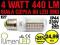 E27 80 SMD LED ŻARÓWKA CIEPŁA 4W 440lm GW24 60 HIT