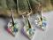 Wild Heart Swarovski Crystal AB Srebro Cudo Zestaw