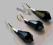 Zestaw DROP Swarovski JET 22+22+22!!BLACK DIAMOND!