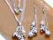 Srebrny komplet KULECZKI pr.925 + GRATIS