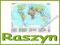 PUZZLE 1000 MAPA ŚWIATA RAVENSBURGER RASZYN