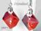 ** Swarovski **  Cosmic Red Magma Żar czerwieni !