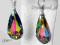 * Swarovski * Tear-Drop Vitrail Medium Efektowne !