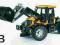 JCB FASTRAC 3220 Z ŁADOWACZEM - BRUDER 03031