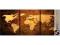 TIME4ART Obraz TRYPTYK Mapa Płótno 180x80 1276tb
