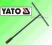 KLUCZ NASADOWY typ "T"11mm CrV YATO