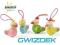 GWIZDEK DREWNIANY KACZUSZKA 4 KOLORY 56224
