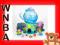 SQUINKIES DOMEK PODWODNY SWIAT + 4 FIGURKI Bandai