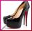 CHRISTIAN LOUBOUTIN DAFFODILE 160 CZARNE