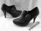 czarne botki na szpilce 39 damskie MODNE i WYGODNE
