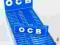 OCB BLUE - BIBUŁKI PAPIEROSOWE, 25 opak !