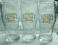 3 Szklanki ŻYWIEC 2000 Millennium szklanka