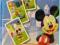 MICKEY MOUSE KARTY DO GRY PIOTRUŚ MEMO MYSZKA MIKI