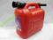 KANISTER NA BENZYNE KARNISTER 5 L CZERWONY OKAZJA