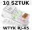 P25 10 x WTYK RJ-45 HQ 8P 8C KABEL SIECIOWY LAN